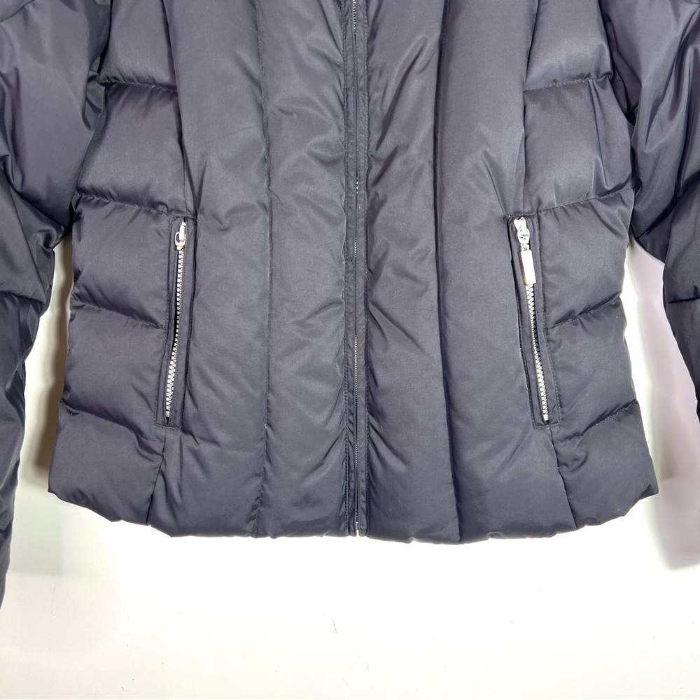 Fera Down Snow Jacket Faux Fur Removable Collar Black Size 8 - Picture 8 of 15